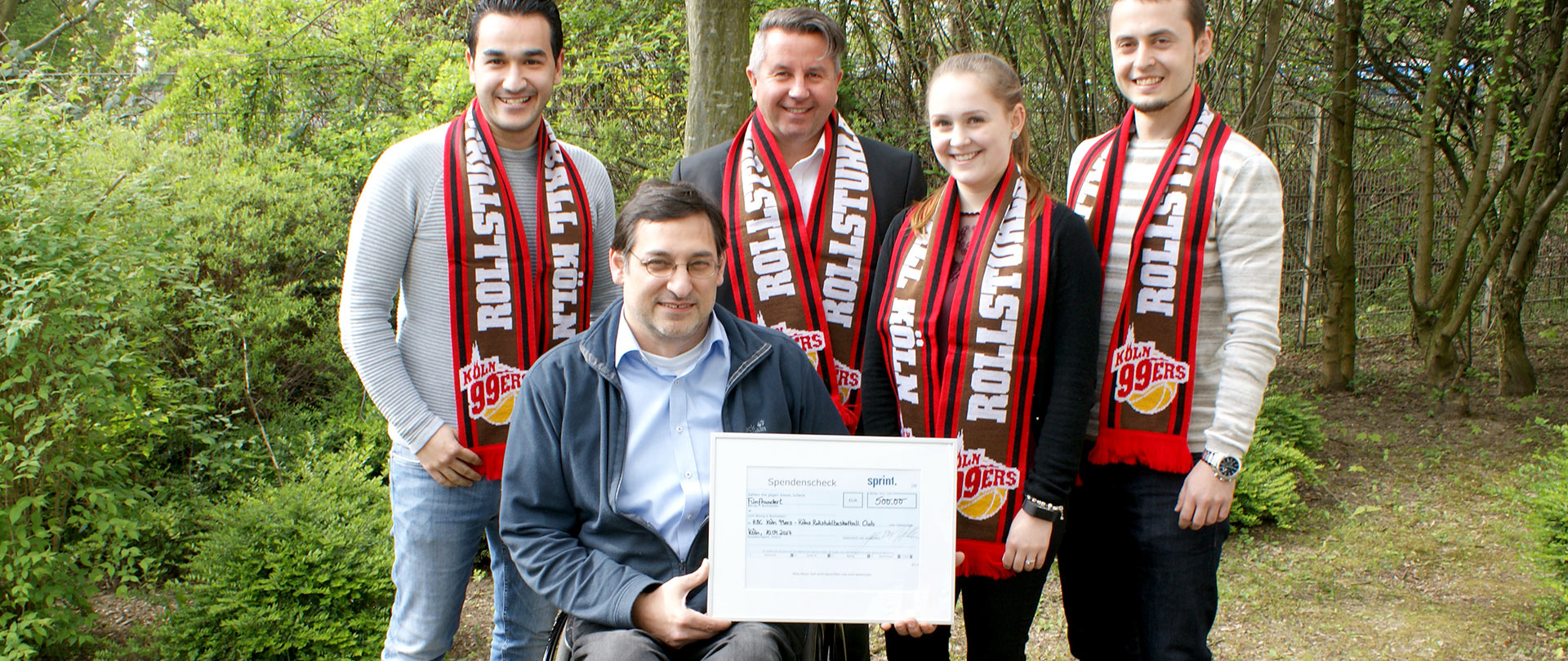 Sprint GmbH mit tollem Engagement für die Köln 99ers