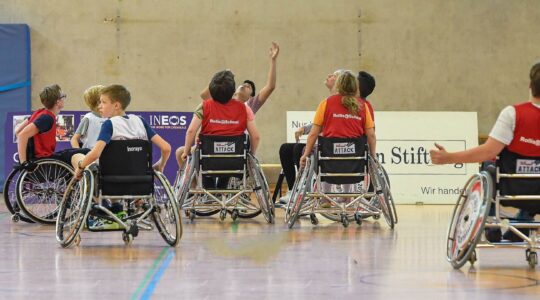 Inklusives Rollstuhlbasketball Turnier war ein großer Erfolg