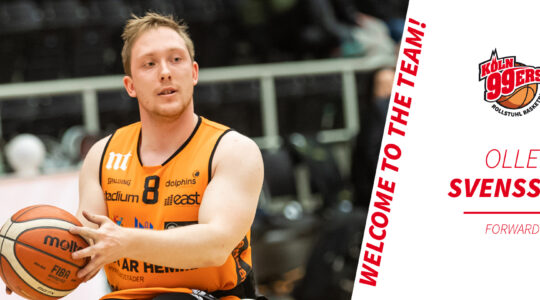 Olle Svensson wechselt zu den Köln 99ers