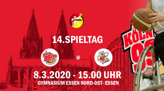 Letztes Spiel der Hauptrunde in der RBBL2N in Essen
