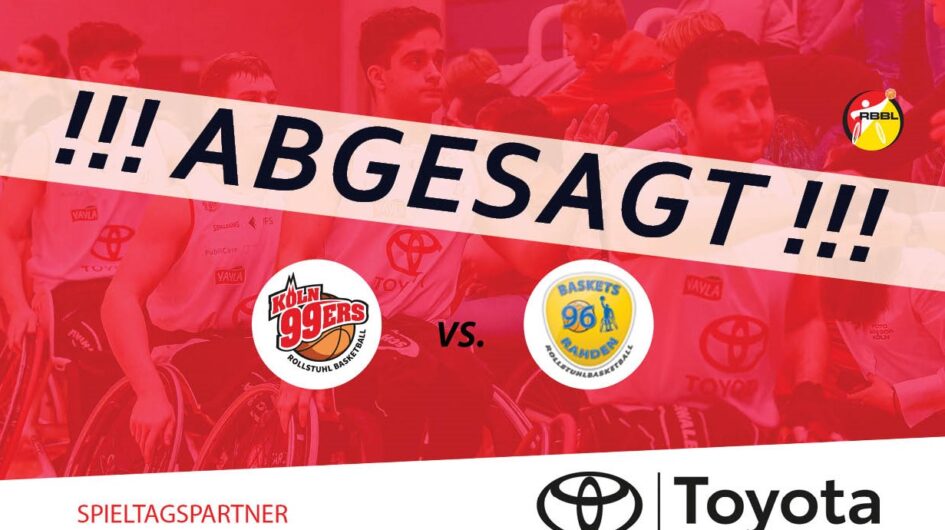 !!! SPIELABSAGE !!!