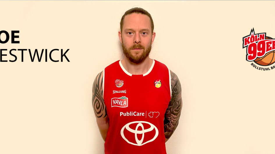 Joe Bestwick zurück im Trikot der Köln 99ers
