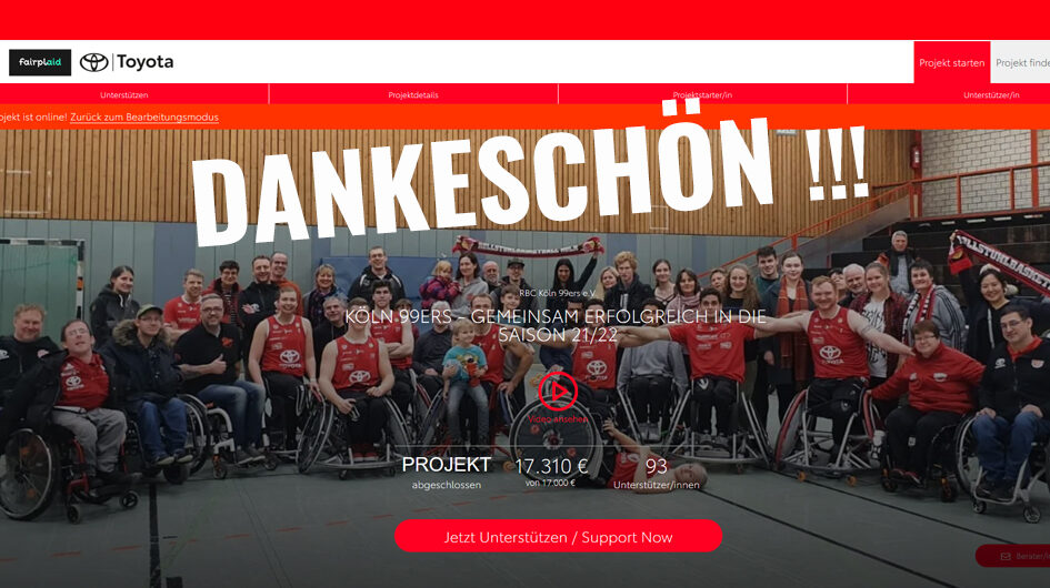 Crowdfunding Projekt erfolgreich abgeschlossen