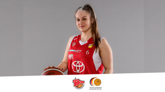 Lisa Bergenthal mit der Nationalmannschaft auf Lanzarote