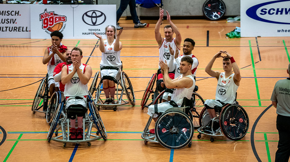 Toyota Deutschland engagiert sich weiterhin für Rollstuhlbasketballer