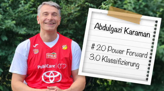 Abdulgazi Karaman verstärkt die Köln 99ers
