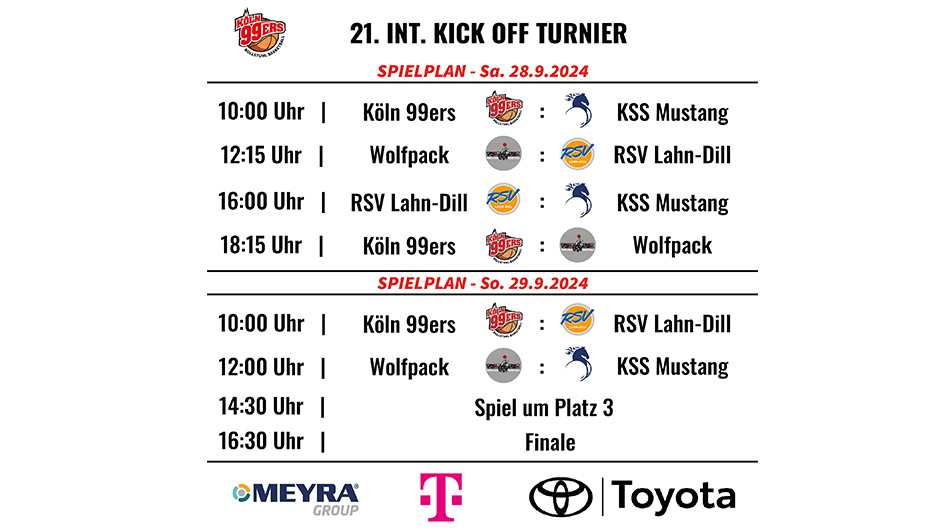 21. Internationales KICK OFF Turnier