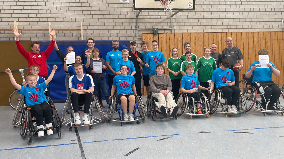Schul-Bezirksmeisterschaften Rollstuhlbasketball