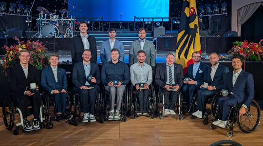 Silbernes Lorbeerblatt der Bundesrepublik Deutschland für Thomas Reier