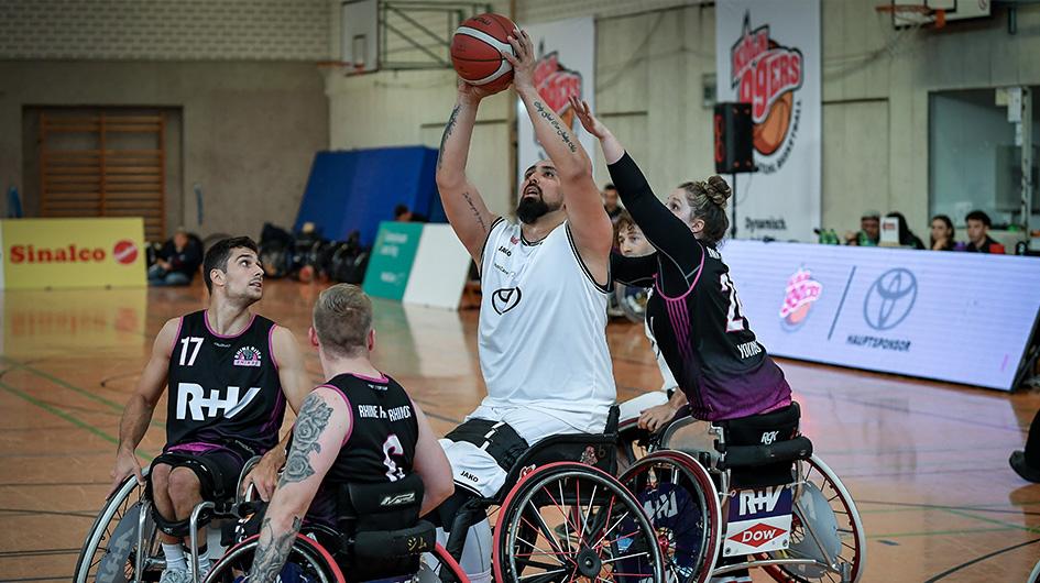 Pokalspiel gegen die Rhine River Rhinos